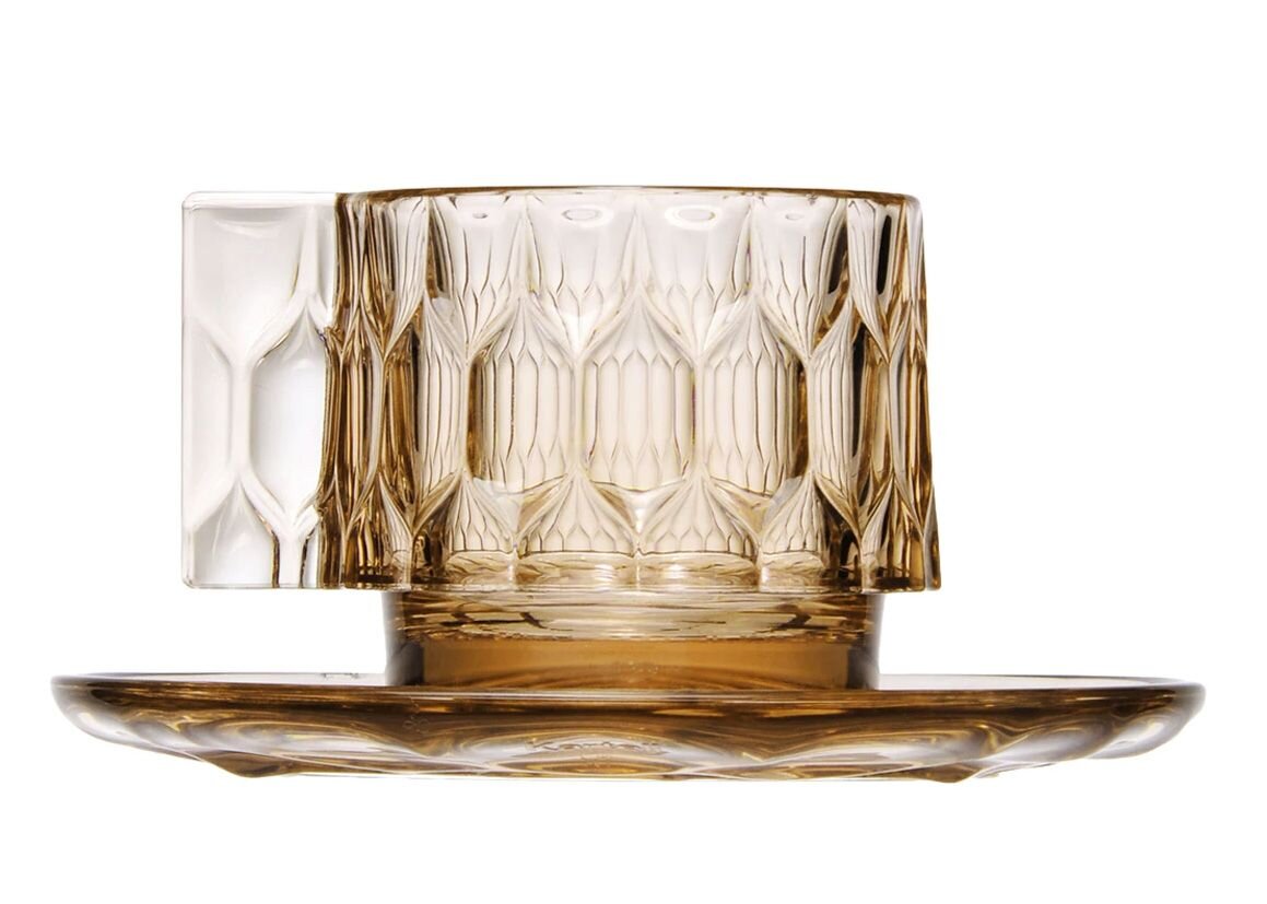 Jellies Coffee Cup With Plate by Kartell Furniture Accessories
